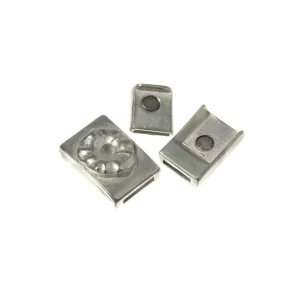 CIERRE IMAN CON FLOR RELIEVE PASE12 28x20mm 3775 Oferta Flash