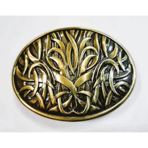 CHAPON OVALADO LAZOS 40mm Oro Viejo Oferta Flash