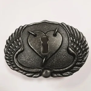 CHAPON "CORAZON CON ALAS" 40mm - Plata Inglesa Disponible Ahora