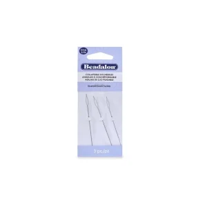 KIT 3 AGUJAS ENFILAR 6,4cm BEADALON 700K-100. Oferta De Temporada