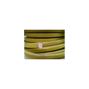 Artesanal MTS. CORDON CUERO OVALADO 10X6mm.AMARILLO