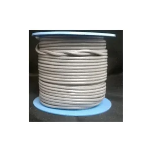 Oferta Limitada ROLLO 25MTS. CORDON CUERO NACIONAL 2,5mm.GRIS CLARO