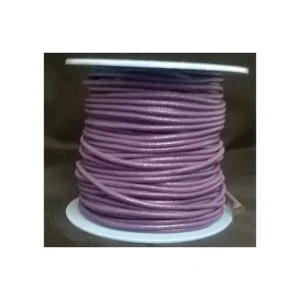 ROLLO 25MTS. CORDON CUERO NACIONAL 2,5mm.MORADO Venta Final