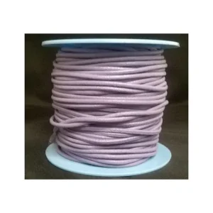 Oferta Especial ROLLO 25MTS. CORDON CUERO NACIONAL 3mm.LILA