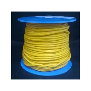 ROLLO 25MTS. CORDON CUERO NACIONAL 2,5mm.AMARILLO Rebajas