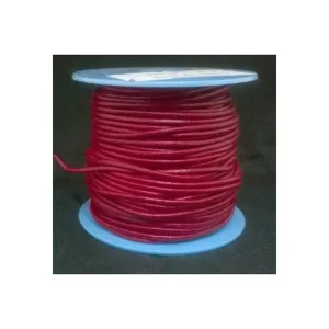 Imprescindible (Must-Have) ROLLO 25MTS. CORDON CUERO NACIONAL 3mm.BURDEOS