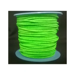 MTS. CORDON CUERO NACIONAL 2mm FLUOR VERDE Súper Precio