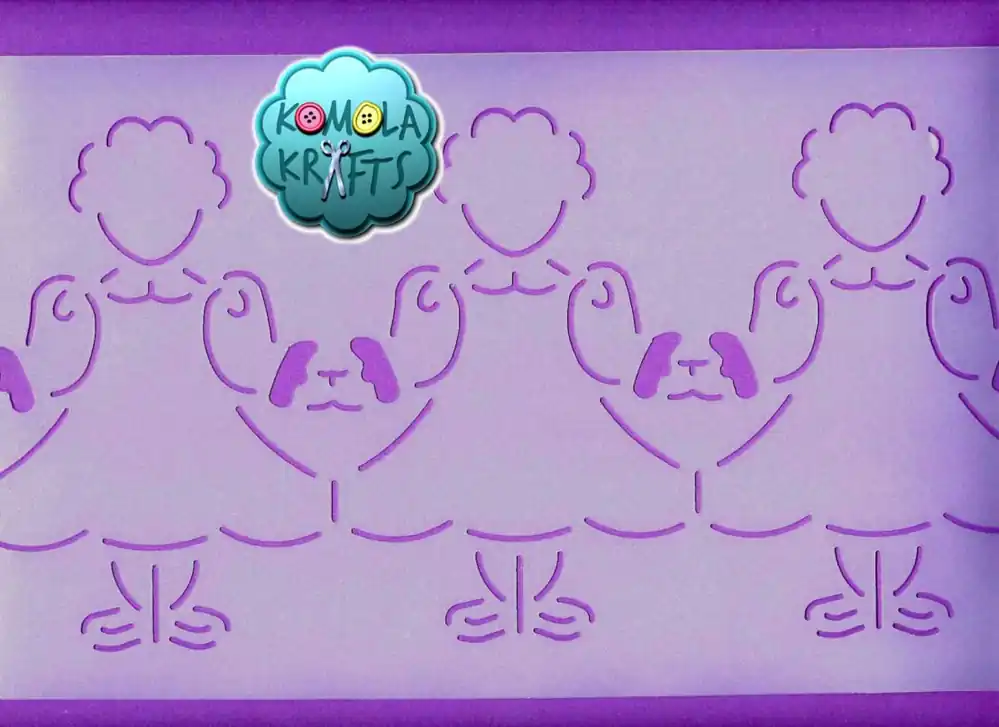 Plantilla acolchado Dolly´s Paper. Cutouts.Ref.HS105. Devolución Gratuita