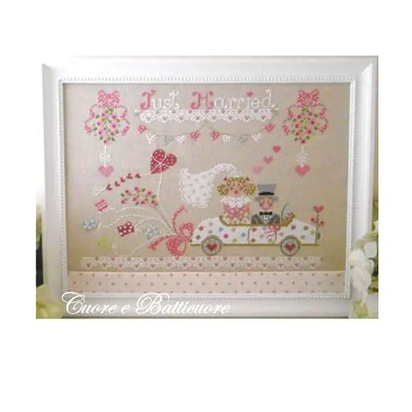 Ocasión Especial Just Married – Esquema de punto de cruz