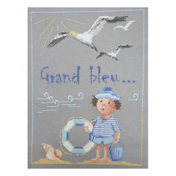 Promoción Exclusiva Grand Bleu- Esquema de punto de cruz