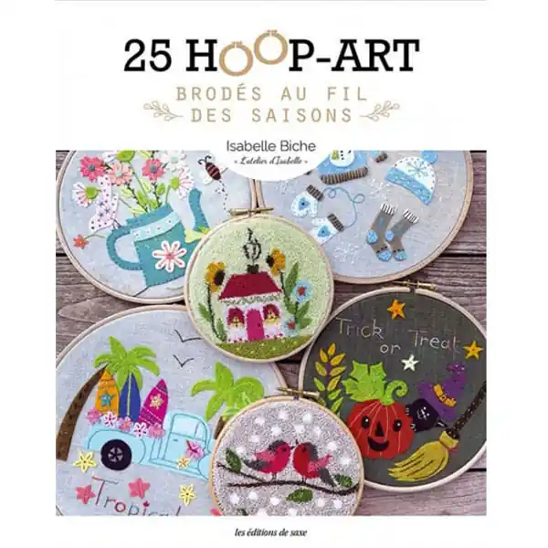 Última Versión Revista 25 Hoop-Art Brodés Au Fil Des Saisons