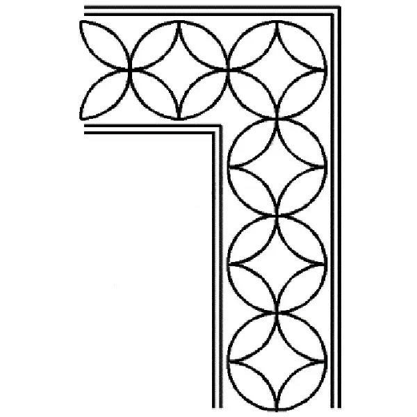 Plantilla Acolchado Overlapping Circles Ordena Ya