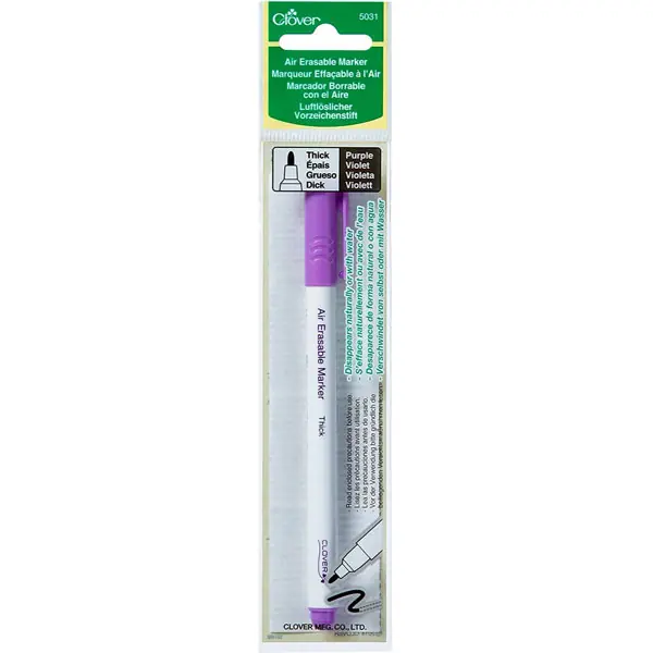 Hecho A Mano Marcador de tinta borrable Clover