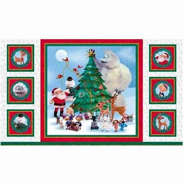 Directo De Fábrica Panel de Patchwork Rudolph & Friends