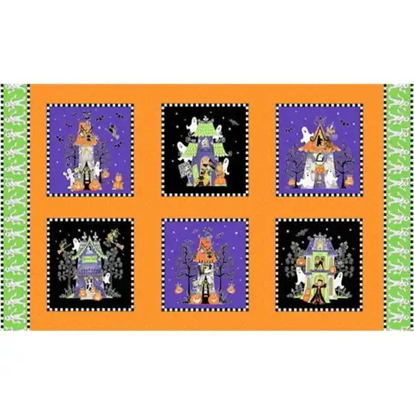Panel Halloween Luminiscente – Henry Glass Fabrics Novedad
