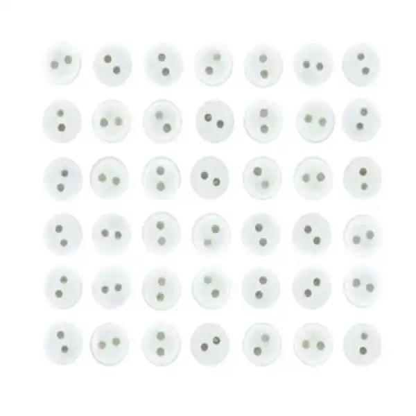Botones Tiny White Buttons de Dress it Up Garantía Incluida