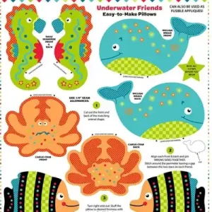 Últimas Unidades Panel Animales Marinos-Blank Quiting