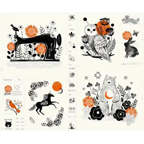 Panel Forest de Ruby Star Society para Moda Fabrics Envío Exprés