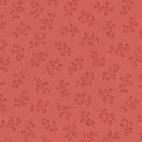 Tela con estampado de Flores rojo – Andover Fabrics Imprescindible (Must-Have)