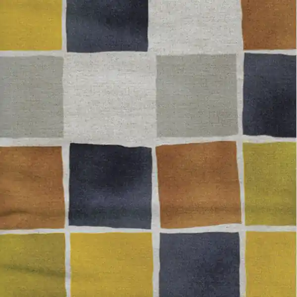 Tela de Lino cuadros Kokka Fabric Liquidación