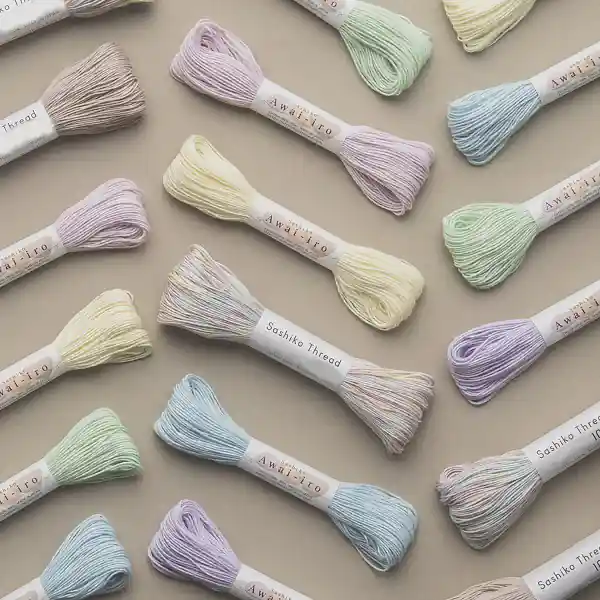 Hilos Sashiko Awai-iro Garantía De Devolución De Dinero