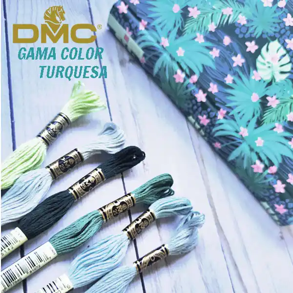 No Te Lo Pierdas DMC Mouliné Gama Turquesa