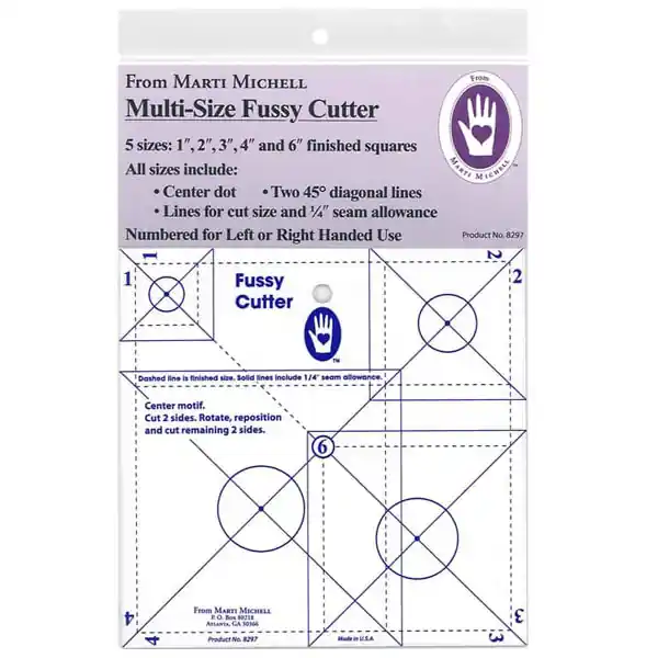 Oferta De Temporada Plantilla Fussy Cutter – Marti Michell