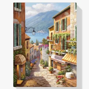 5D Pintura Diamante – Escena callejera italiana Oferta Flash