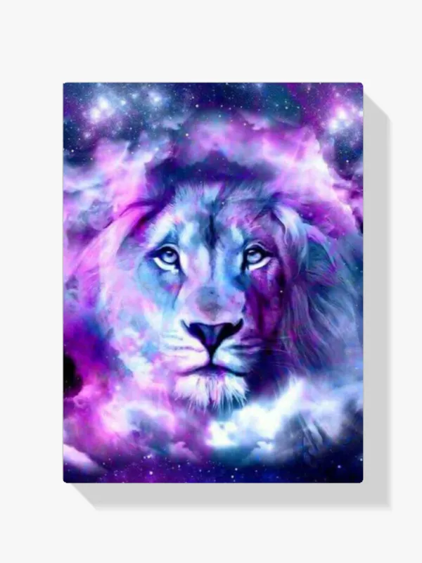 5D Pintura Diamante – León colorido Económico