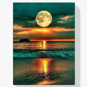 5D Pintura Diamante – Luna y hermosas vistas Premium