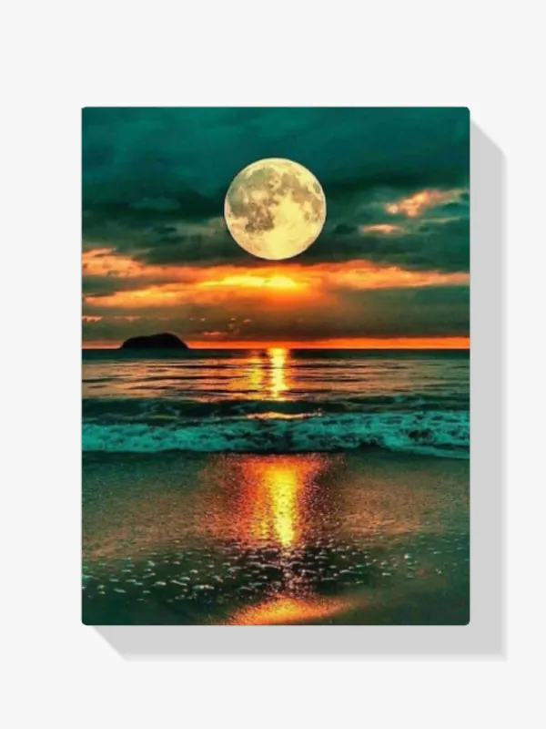 5D Pintura Diamante – Luna y hermosas vistas Premium