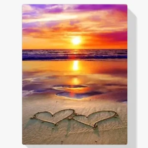 Directo De Fábrica 5D Pintura Diamante – Playa romántica