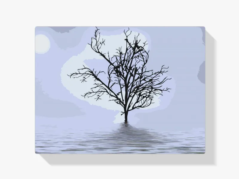 Descuento Pintura Diamante – Árbol en la niebla