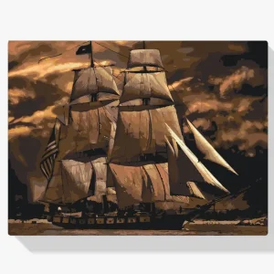 Pintura Diamante – Barco en la tormenta 2 Súper Precio