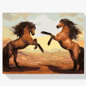 Precio Bajo Pintura Diamante – Caballos