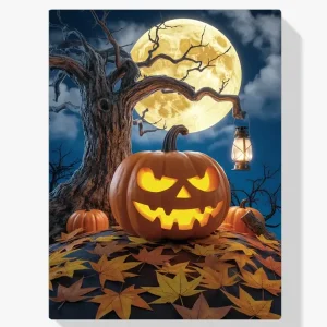 Pintura Diamante – Calabaza de Halloween Venta Final