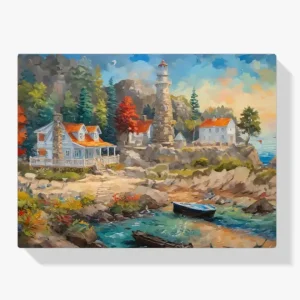 Pintura Diamante – casa en la orilla A Buen Precio