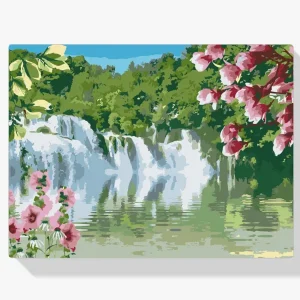 Pintura Diamante – Cascada de cuento de hadas Promoción Exclusiva