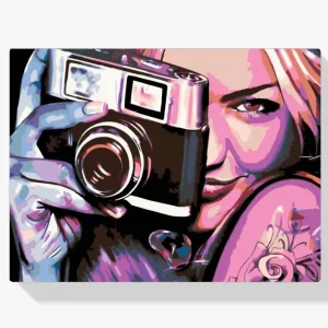 Garantía Incluida Pintura Diamante – Chica con una cámara