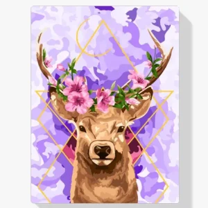 Precio De Oferta Pintura Diamante – Ciervo geométrico