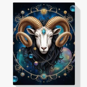 Pintura Diamante – Constelación – Aries Lujoso