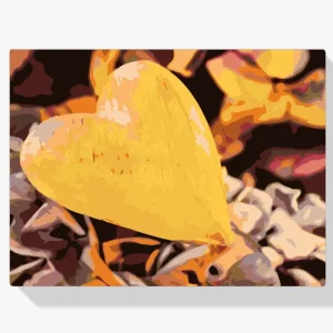 Últimas Unidades Pintura Diamante – Corazón amarillo