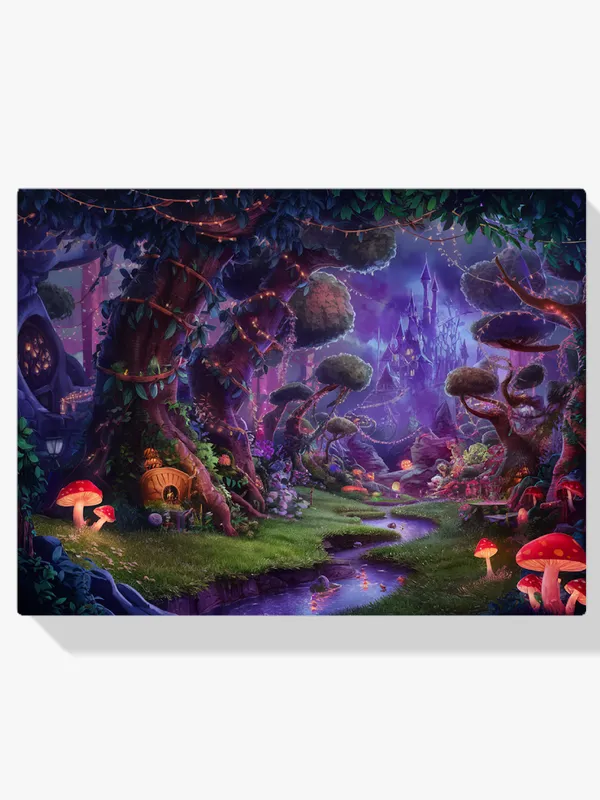 Pintura Diamante – Despeje místico de setas Artesanal