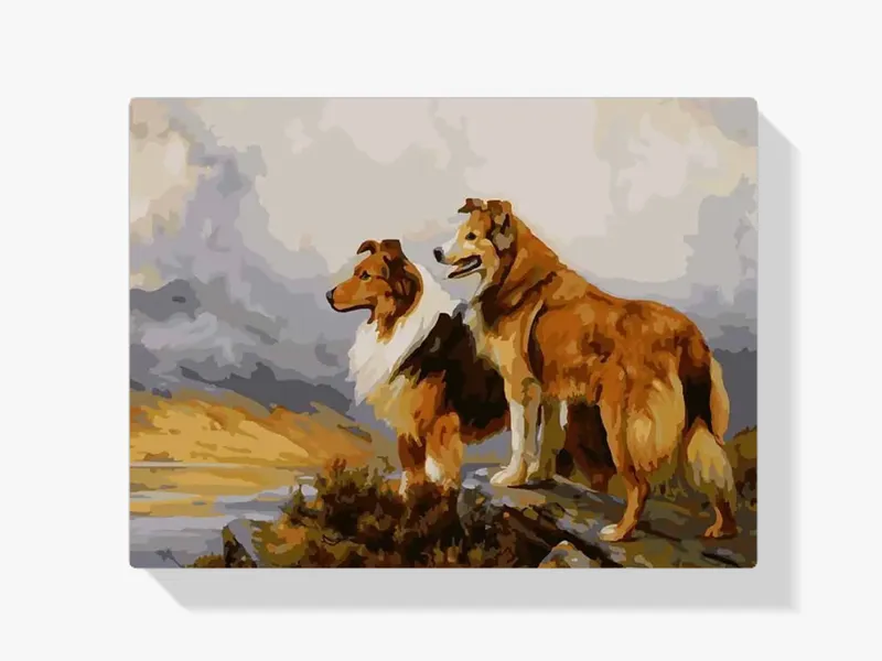 Pintura Diamante – Dos hermosos perros Súper Precio