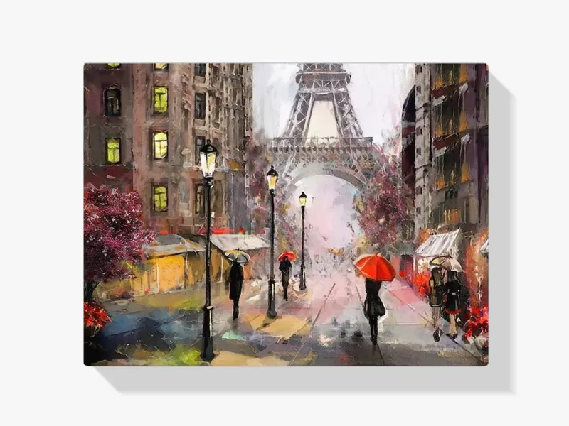 Pintura Diamante – El romanticismo de la lluvia parisina Promoción