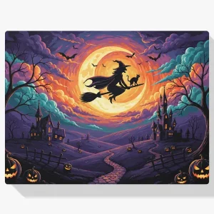 Barato Pintura Diamante – El vuelo de la bruja