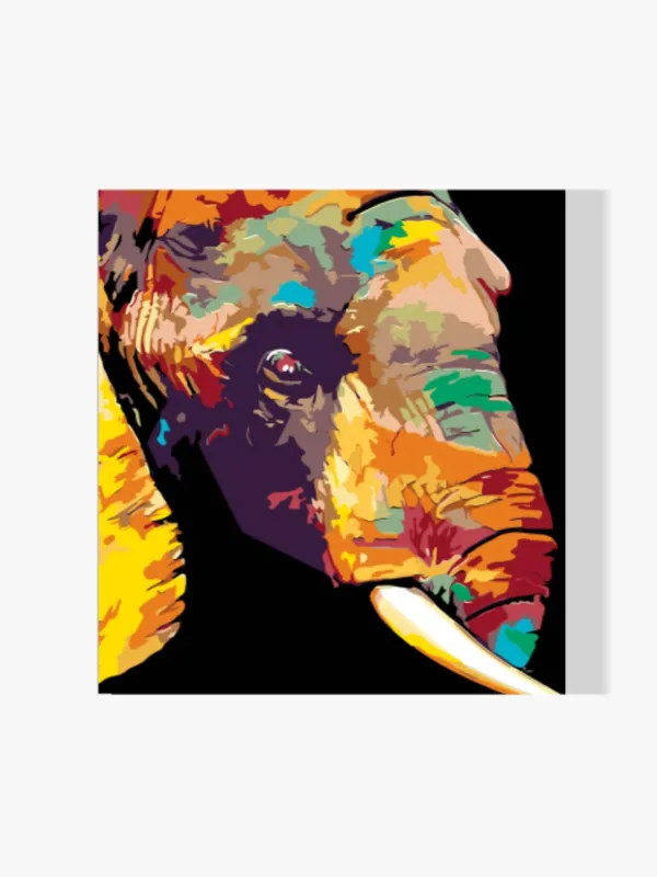 Pintura Diamante – Elefante de colores Moderno