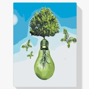 Profesional Pintura Diamante – Esfera, árbol, mariposas