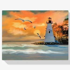 Económico Pintura Diamante – Faro e islas de Texel