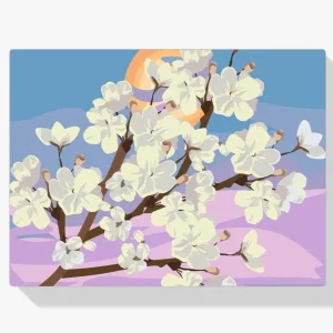 Pintura Diamante – Flores de cerezo Ordena Ya